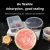 White silica gel 6 piece set