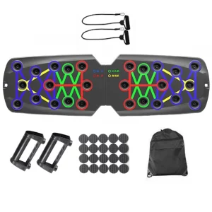 Push Up Boards System, Pushup Stand Gym Workout Equipment, Body Building Board R66E