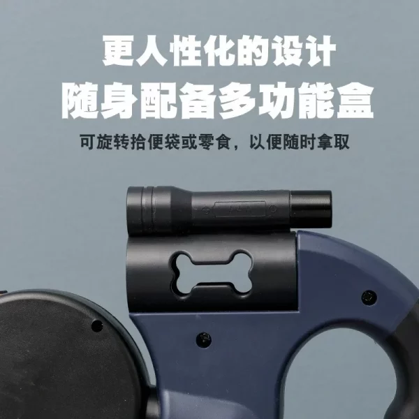 3m Retractable Dog Leash For Small Dogs Reflective Dual Pet Leash Lead 360 Swivel No Tangle Double Dog Walking Leash With Lights