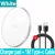 White with cable