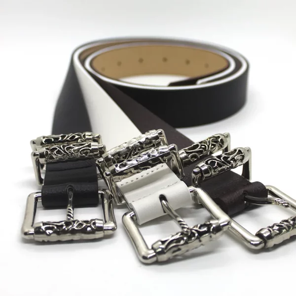 Luxury Brand Pu Leather Belt For Women Men Designer Alloy Buckle Waist Strap Female Jeans Trouser Dress Waistband
