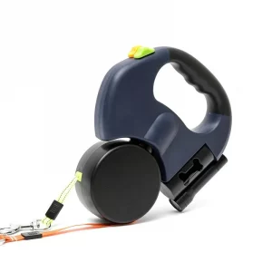 3m Retractable Dog Leash For Small Dogs Reflective Dual Pet Leash Lead 360 Swivel No Tangle Double Dog Walking Leash With Lights