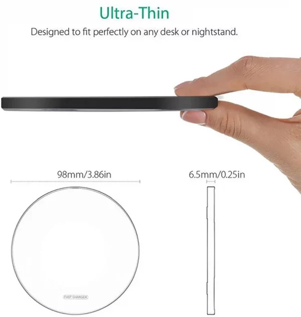 100W Wireless Charger Pad Stand for iPhone 15 14 13 12 11 X 8 Samsung Xiaomi Phone Chargers Induction Fast Charging Dock Station