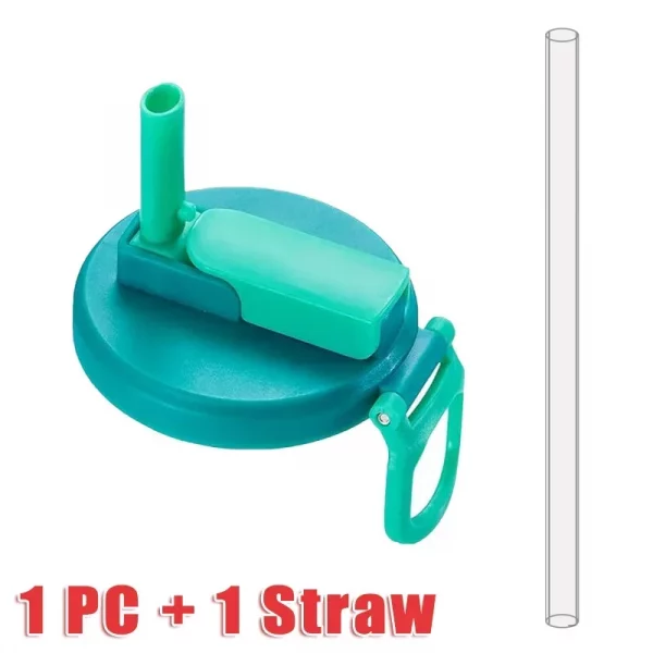 Portable Soda Cup Cover Straw Combination Spill-proof Good Sealing Cup Cover Can Replace Reusable Straw Cup Cover CupAccessories