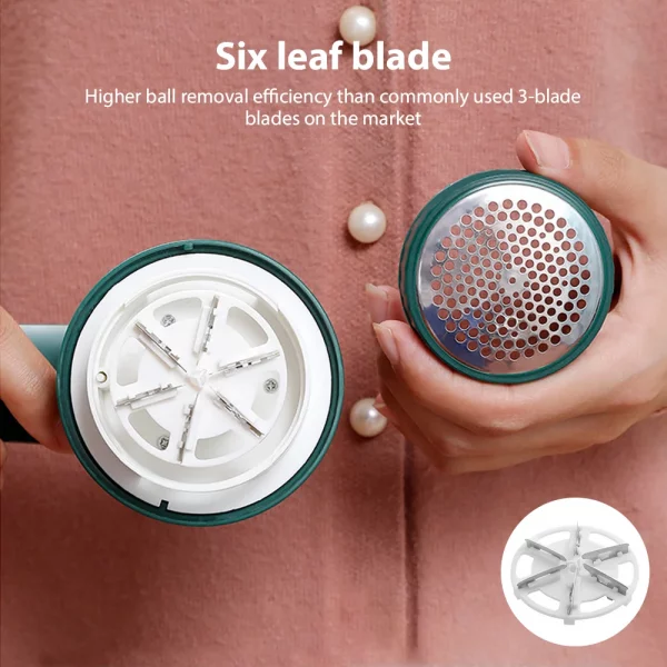 Clothes Hairball Trimmer Portable Clothes Dehairer Fuzz Remover USB Rechargeable Electric Lint Remover Debobbler Clothes Shaver