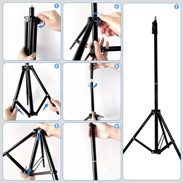 33cm LED Photography Video Ring Light Selfie Light RingLight Phone Stand Tripod Fill Light Dimmable Lamp Trepied Streaming Lamp