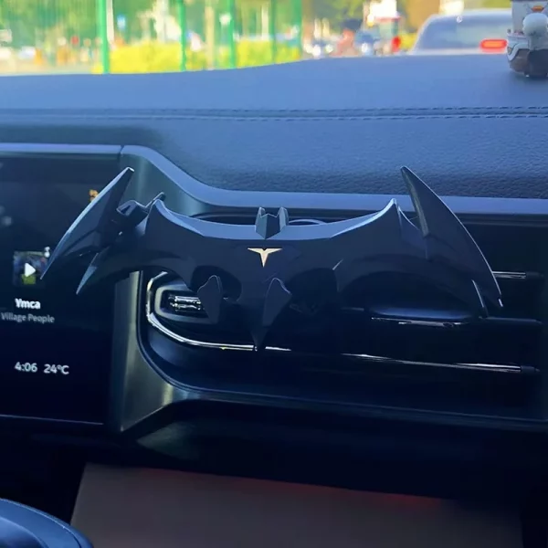 Hot Arrival Batman Gravity Buckle Type Car Phone Holders Air Outlet Navigation Support Frame Suitable For All 4-6.5 Inch Devices