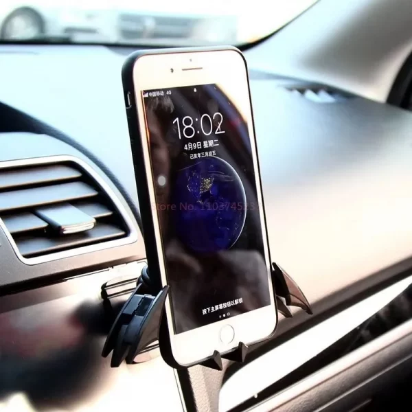 Hot Arrival Batman Gravity Buckle Type Car Phone Holders Air Outlet Navigation Support Frame Suitable For All 4-6.5 Inch Devices